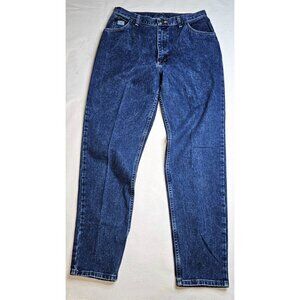 Wrangler Womens Vintage Blue Denim Jeans Size 14 High-Waisted Classic Fit